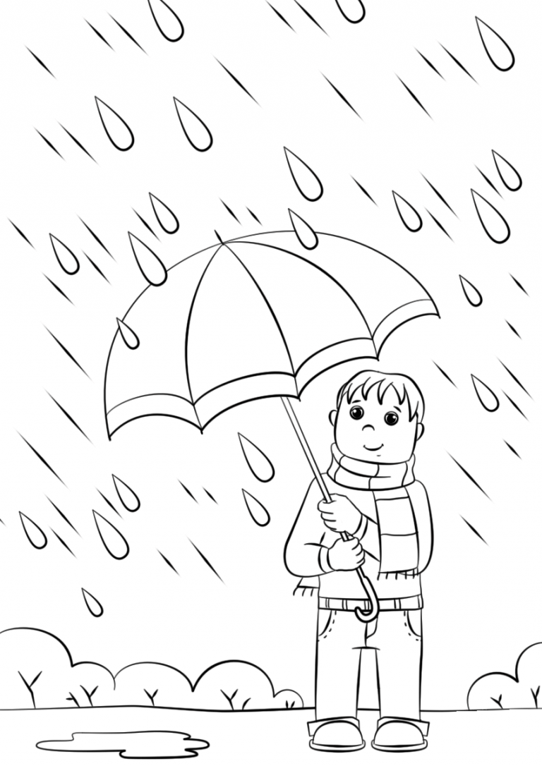 Rain Coloring Pages - Best Coloring Pages For Kids