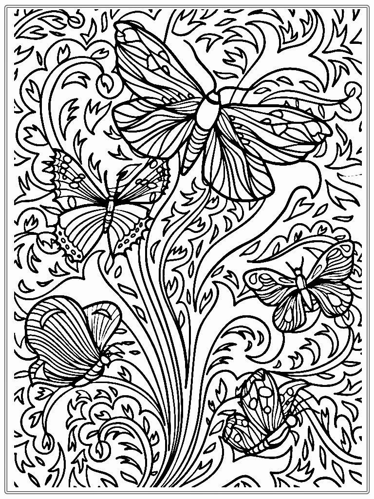 Download Butterfly Coloring Pages For Adults Best Coloring Pages For Kids