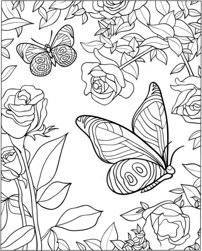 coloring-pages-of-strawberries-butterfly-coloring-pages-for-adults