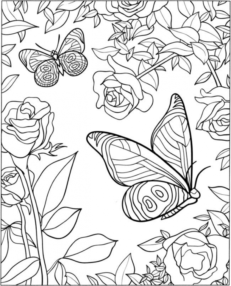 Coloring Pages Adult Sheets Sketch Coloring Page