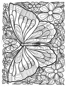 Butterfly Coloring Pages for Adults - Best Coloring Pages For Kids