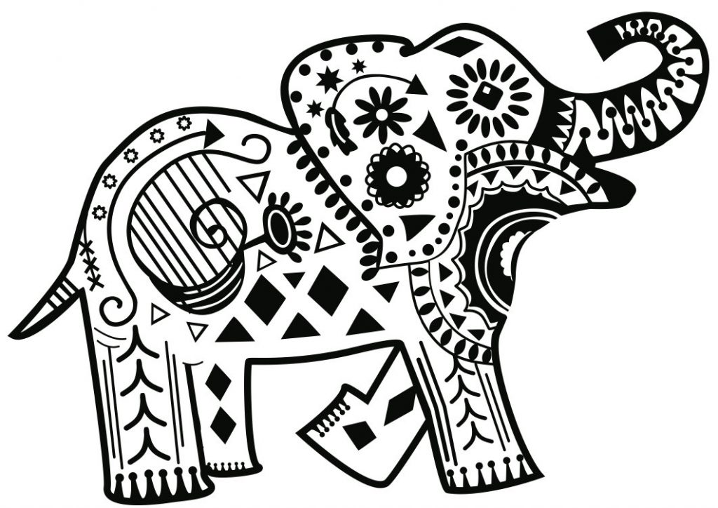 Elephant Coloring Pages for Adults - Best Coloring Pages For Kids