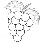 Grapes Coloring Pages - Best Coloring Pages For Kids