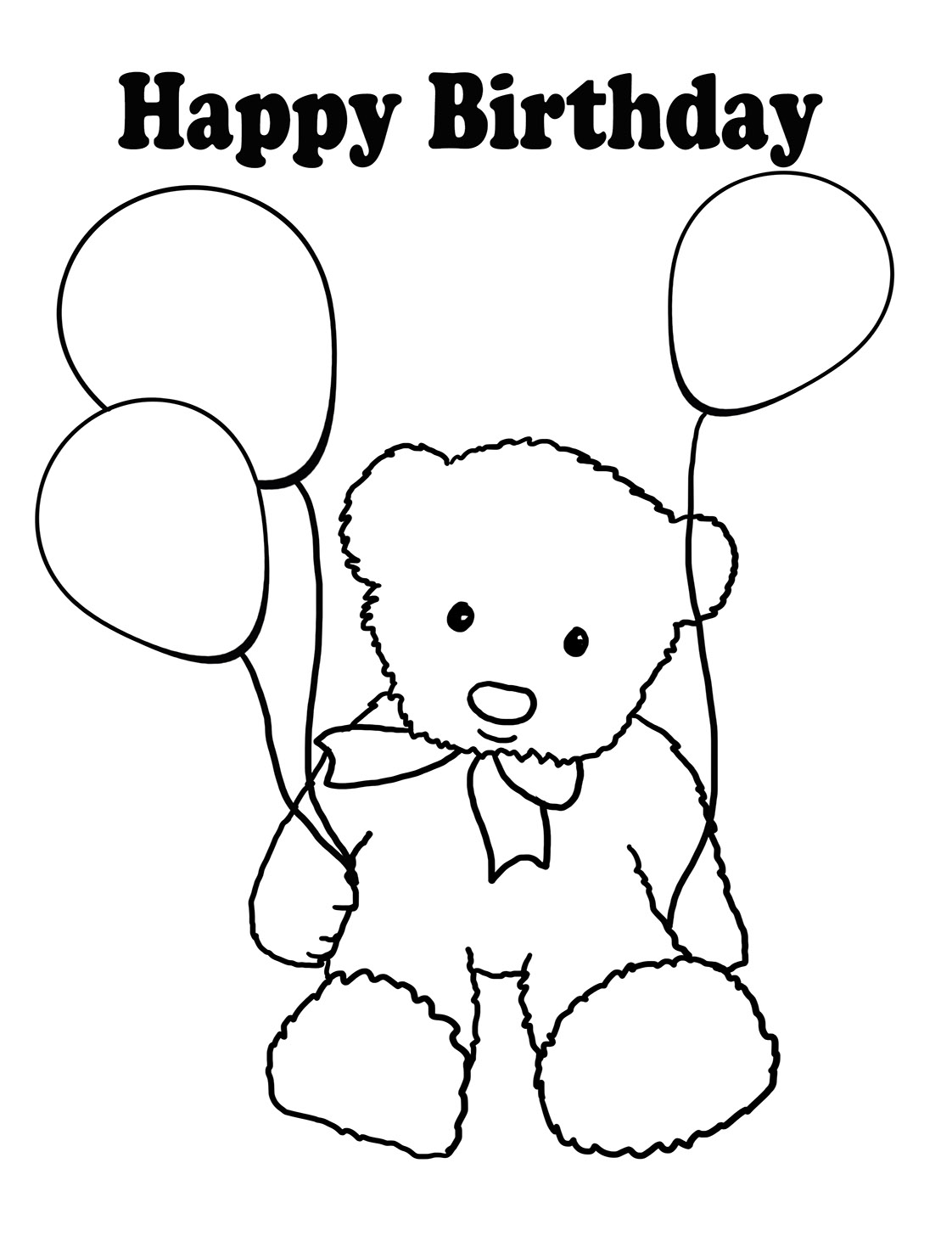 Balloon Coloring Pages Best Coloring Pages For Kids