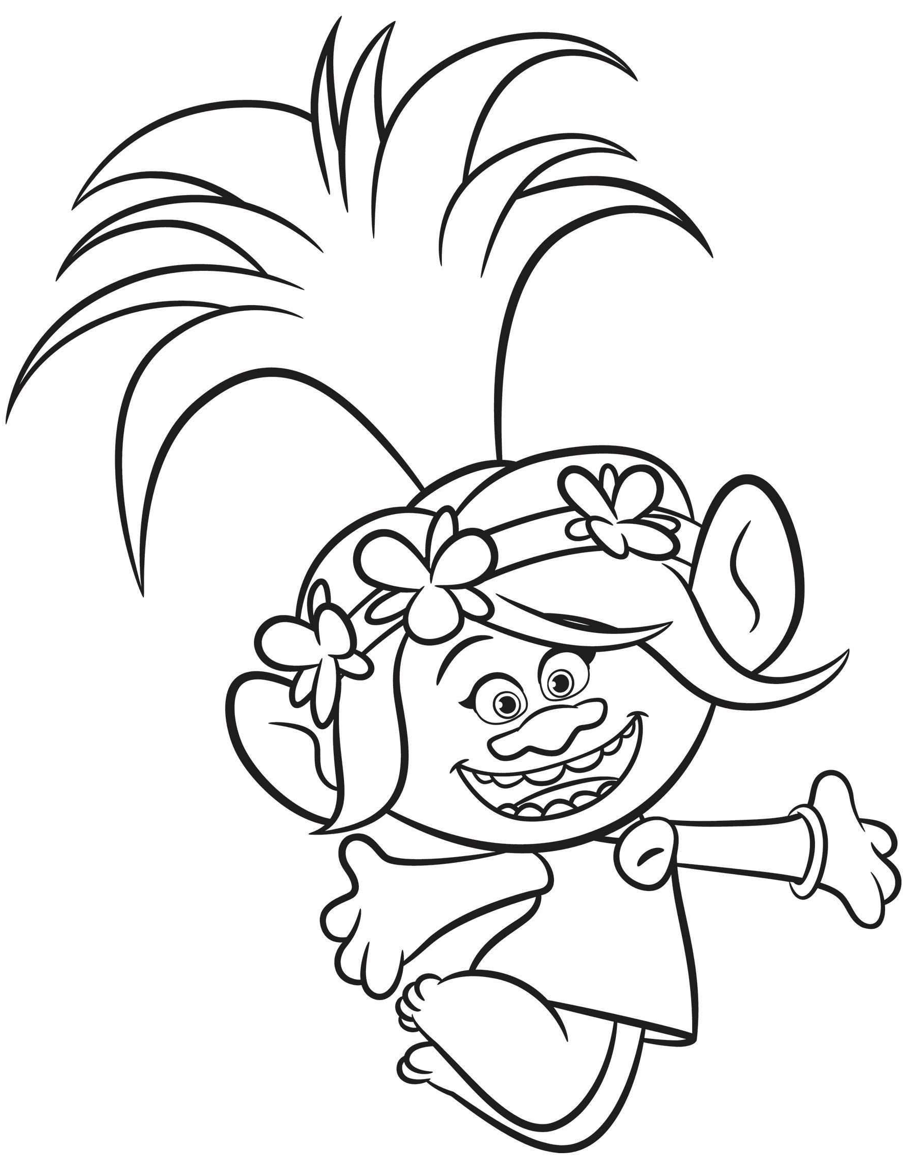 Poppy Coloring Pages Best Coloring Pages For Kids