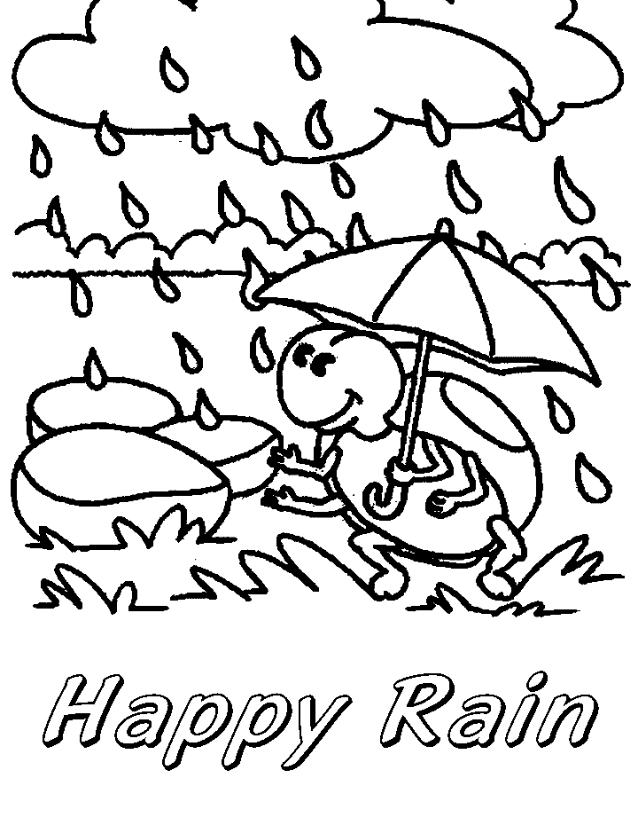 raindrop color pages