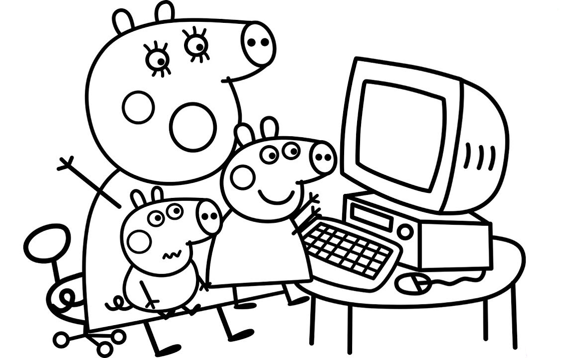 computer parts coloring pages