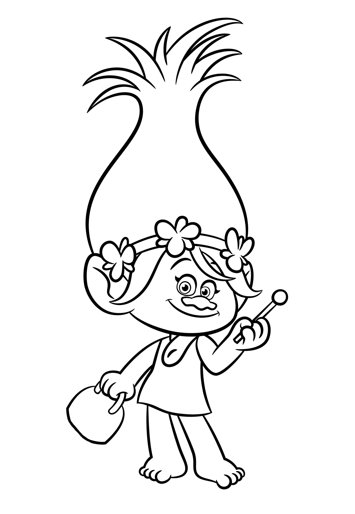 208 Animal Poppy Coloring Page with Printable