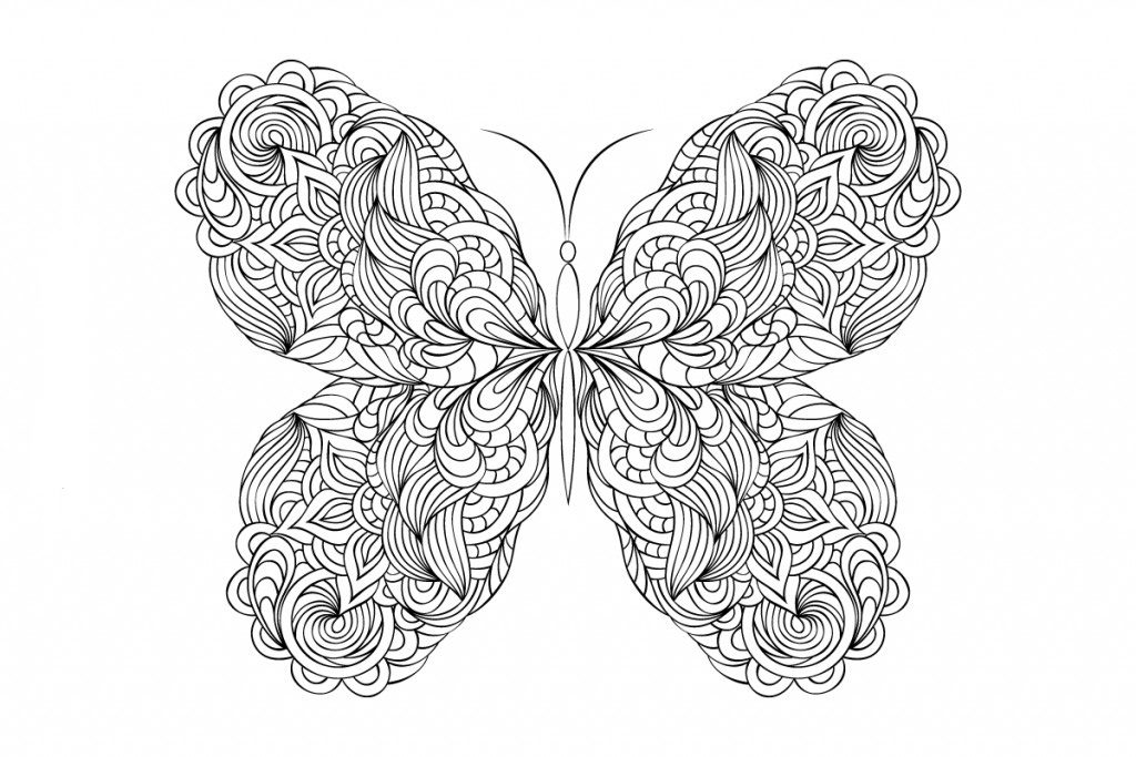 Butterfly Coloring Pages For Adults Best Coloring Pages For Kids