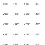 Printable 3rd Grade Division Worksheets