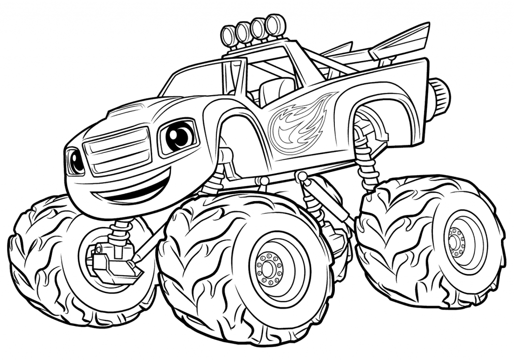 Blaze And The Monster Machines Coloring Pages Best Coloring Pages For Kids