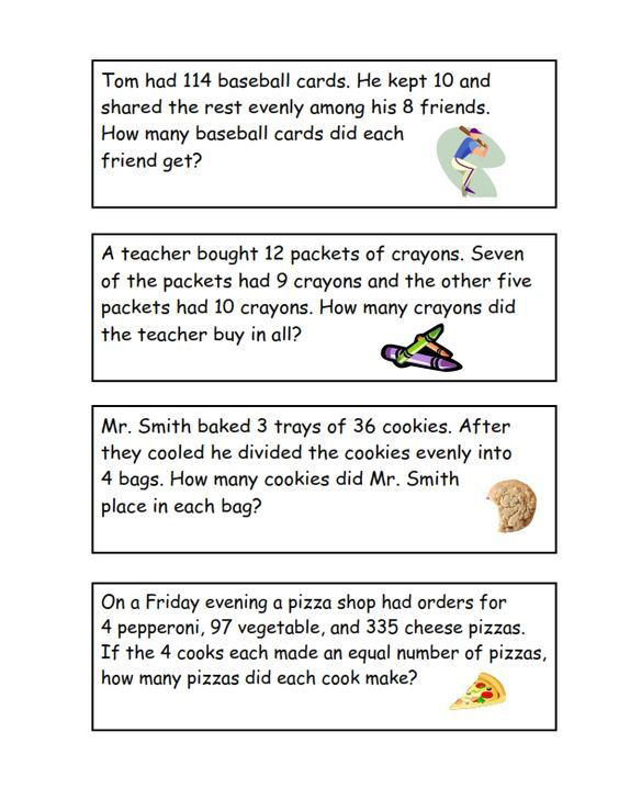 Free Printable Math Word Problem Worksheets For 3rd Grade
