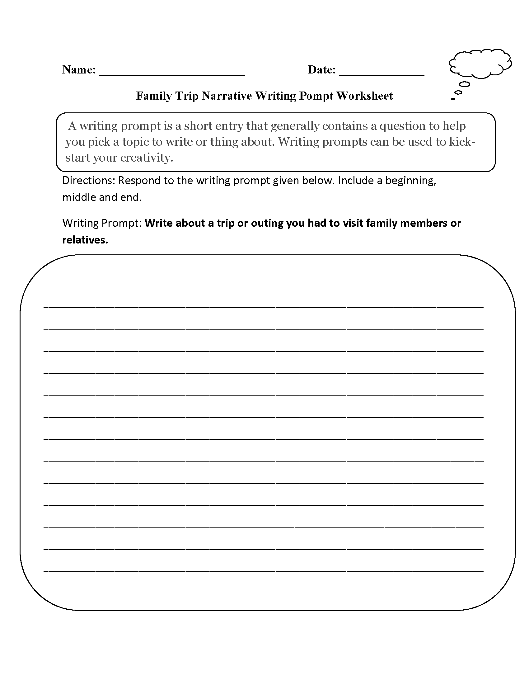 Third Grade Writing Worksheets Free Printable