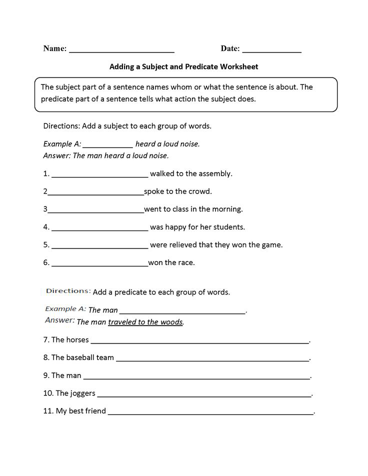 Free Printable English Worksheets For 4th Graders
