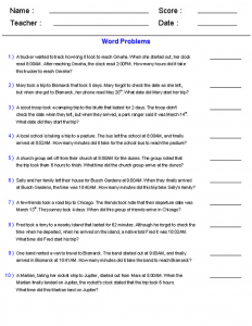 4th Grade Math Word Problems - Best Coloring Pages For Kids