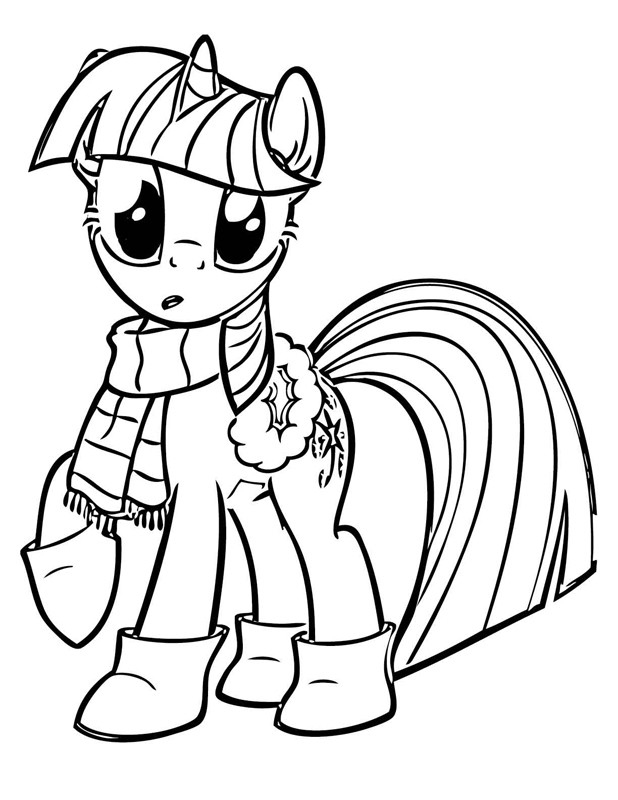 Cute Twilight Sparkle Coloring Pages