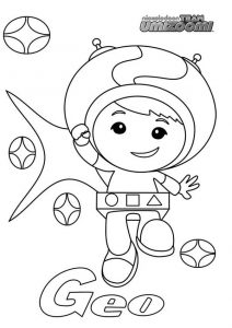 color pages geo team umizoomi