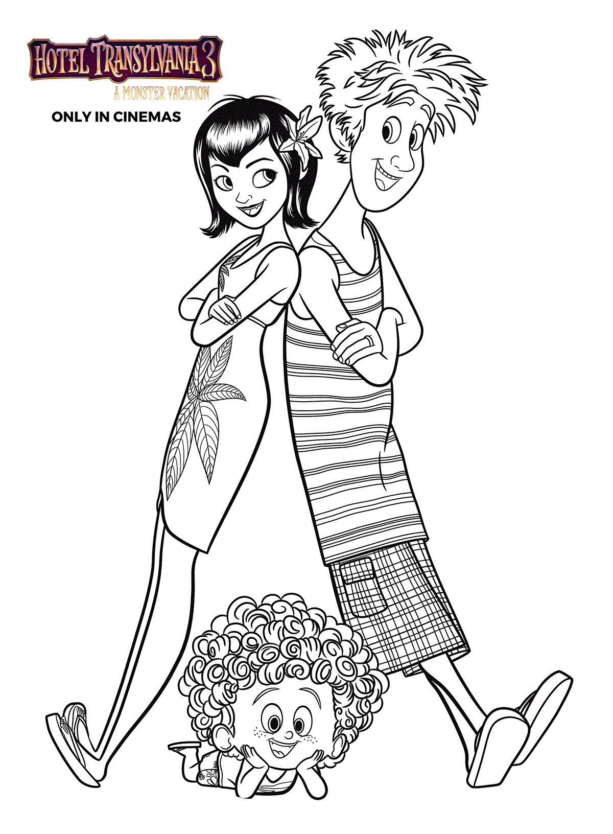 Mavis hotel transylvania coloring pages