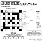 Jumble Crossword Puzzles