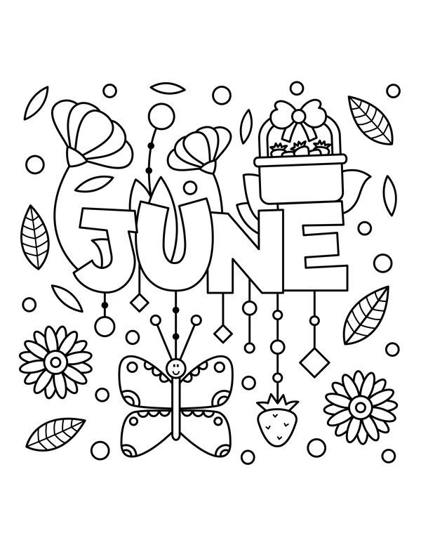 June Coloring Pages - Best Coloring Pages For Kids