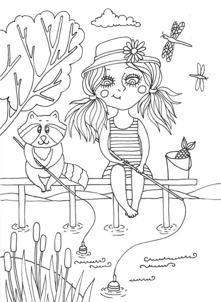 June Coloring Pages Free Printable