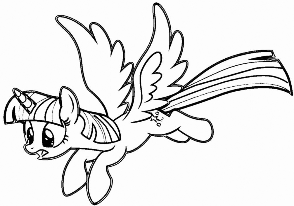 929 Animal My Little Pony Coloring Pages Princess Twilight Sparkle Alicorn for Kindergarten