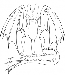 Toothless Coloring Pages - Best Coloring Pages For Kids