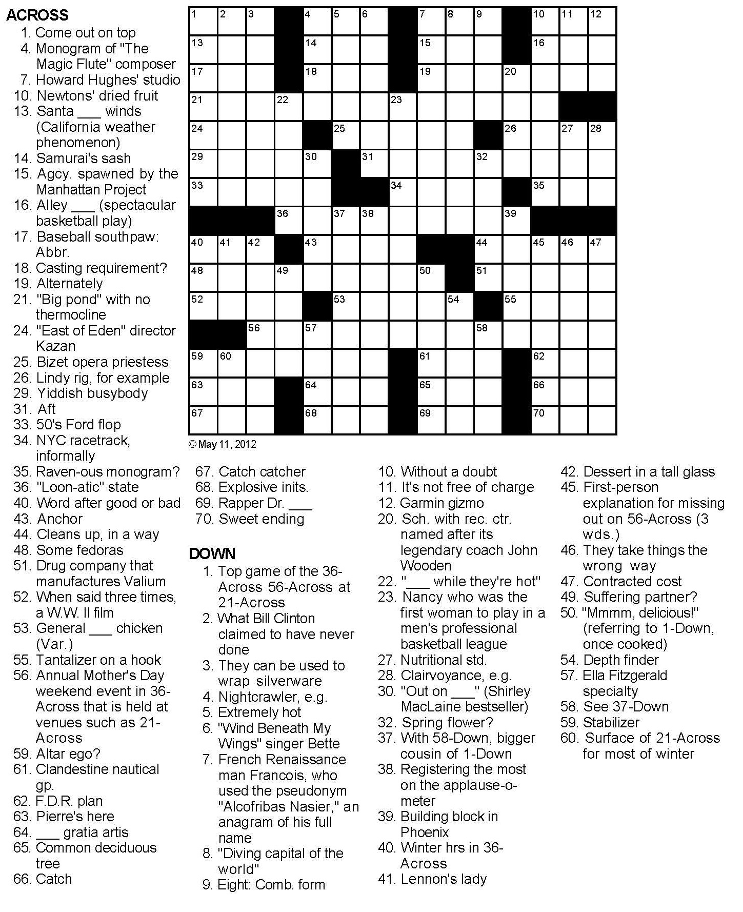 free-easy-crossword-puzzles-printable