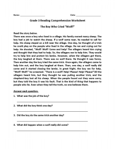 Reading Comprehension Worksheets - Best Coloring Pages For Kids