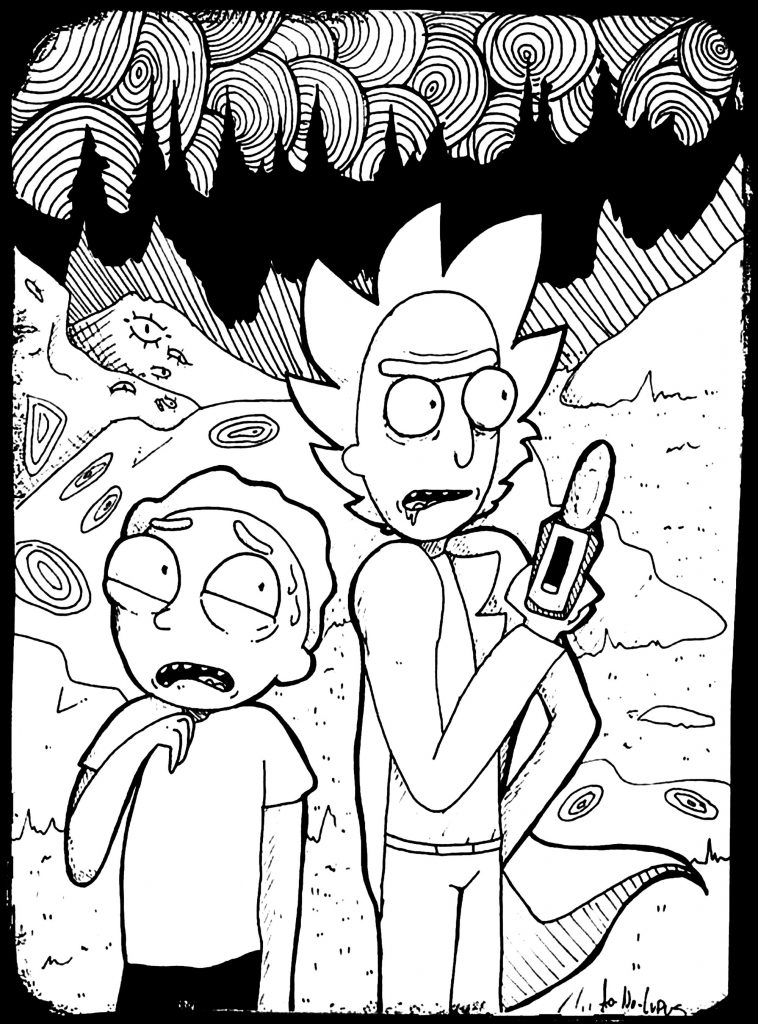 Download Rick and Morty Coloring Pages - Best Coloring Pages For Kids