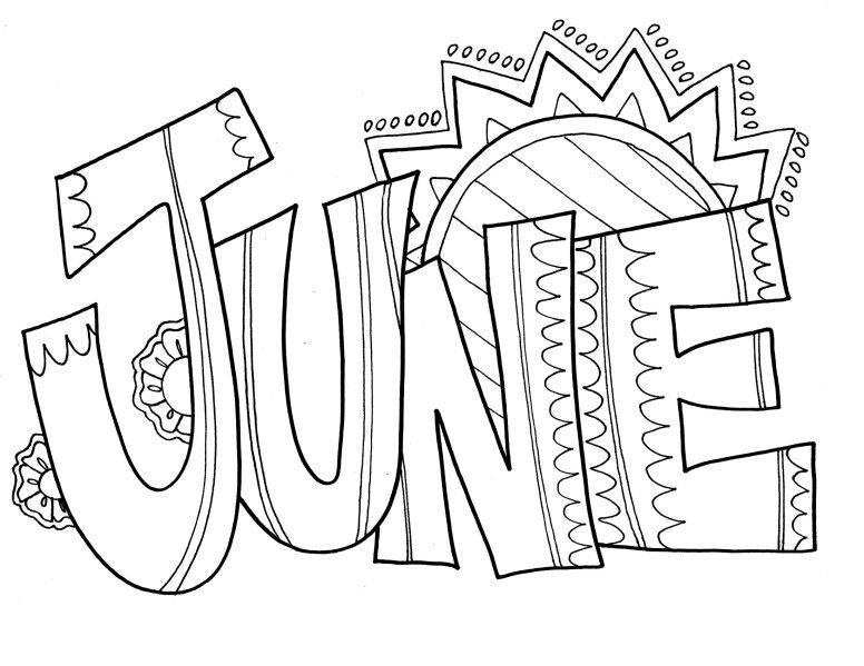 June Coloring Pages - Best Coloring Pages For Kids
