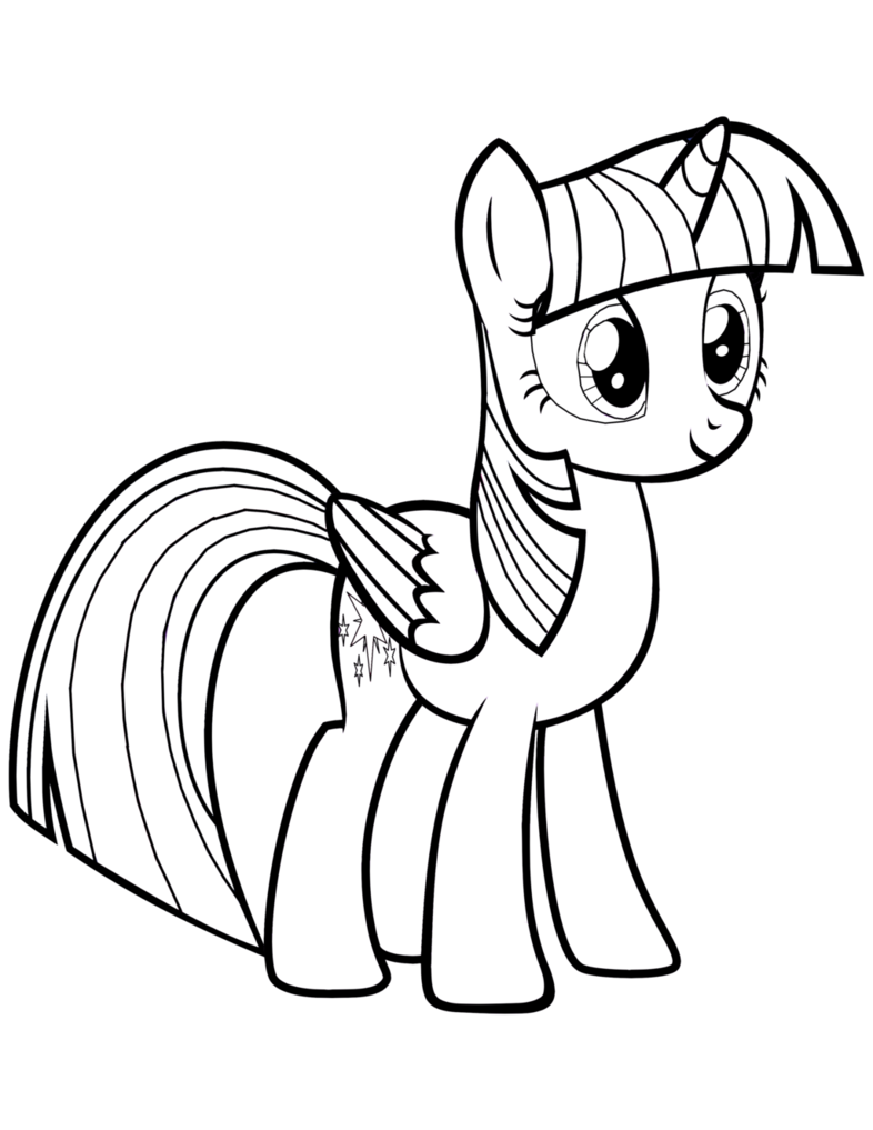 rainbow dash twilight sparkle my little pony coloring pages