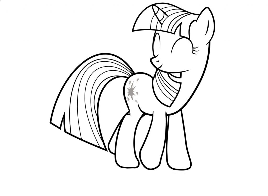 twilight sparkle my little pony pictures to color
