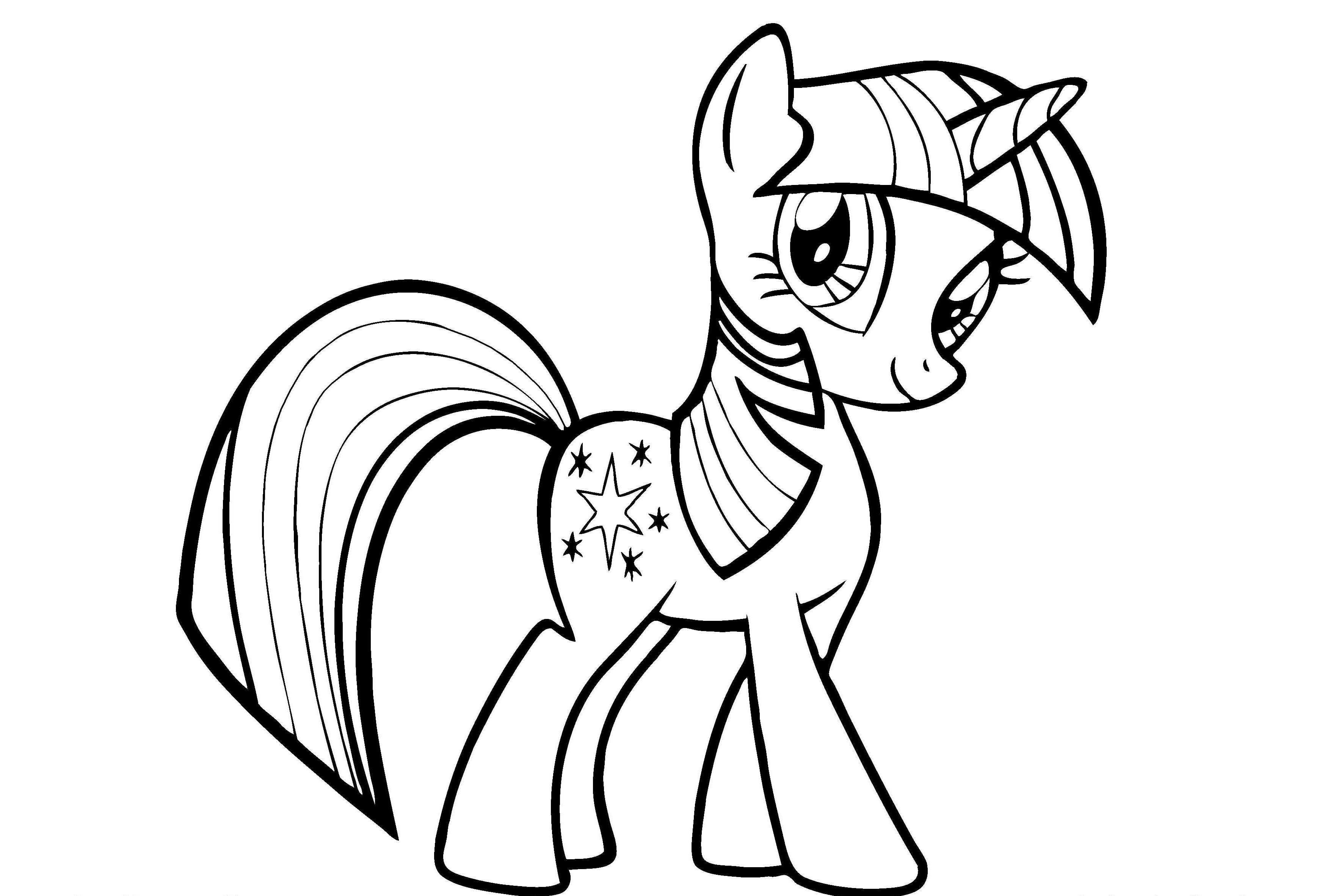 My Little Pony Twilight Sparkle Alicorn Coloring Pages Coloring Pages