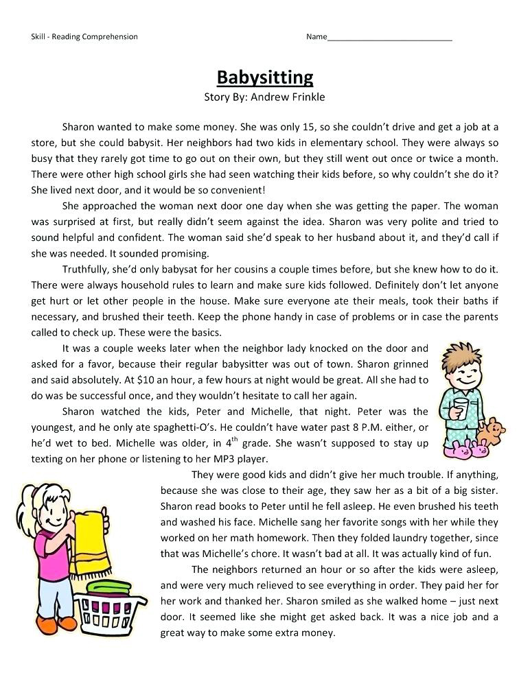 4th Grade Reading Worksheets Printable Pdf End Of The Year