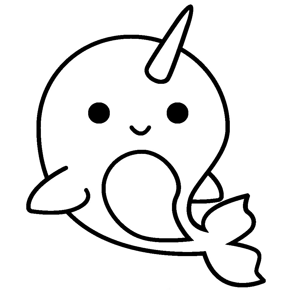 Narwhal Pages Coloring Pages