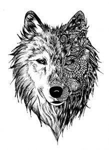 Wolf Coloring Pages for Adults - Best Coloring Pages For Kids