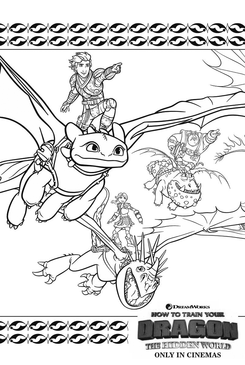 How to Train Your Dragon Coloring Pages - Best Coloring Pages For Kids
