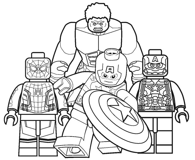 lego marvel superheroes coloring pages