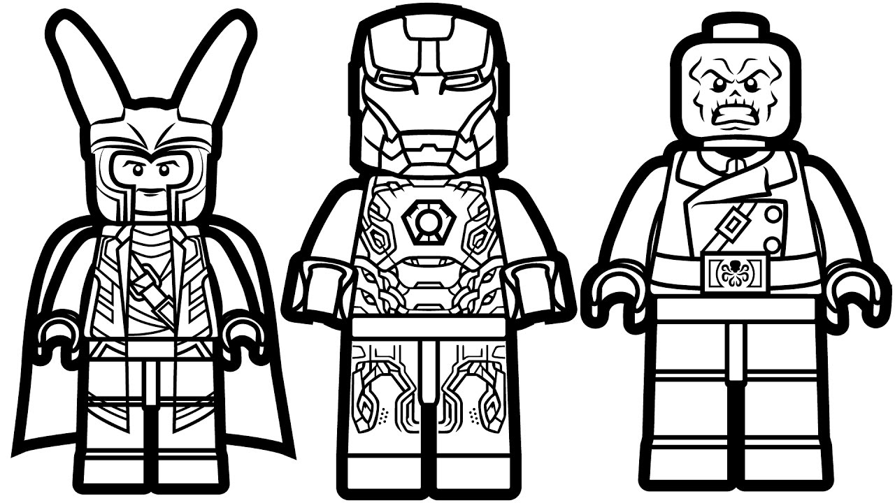 Lego coloring pages, Lego coloring, Marvel coloring