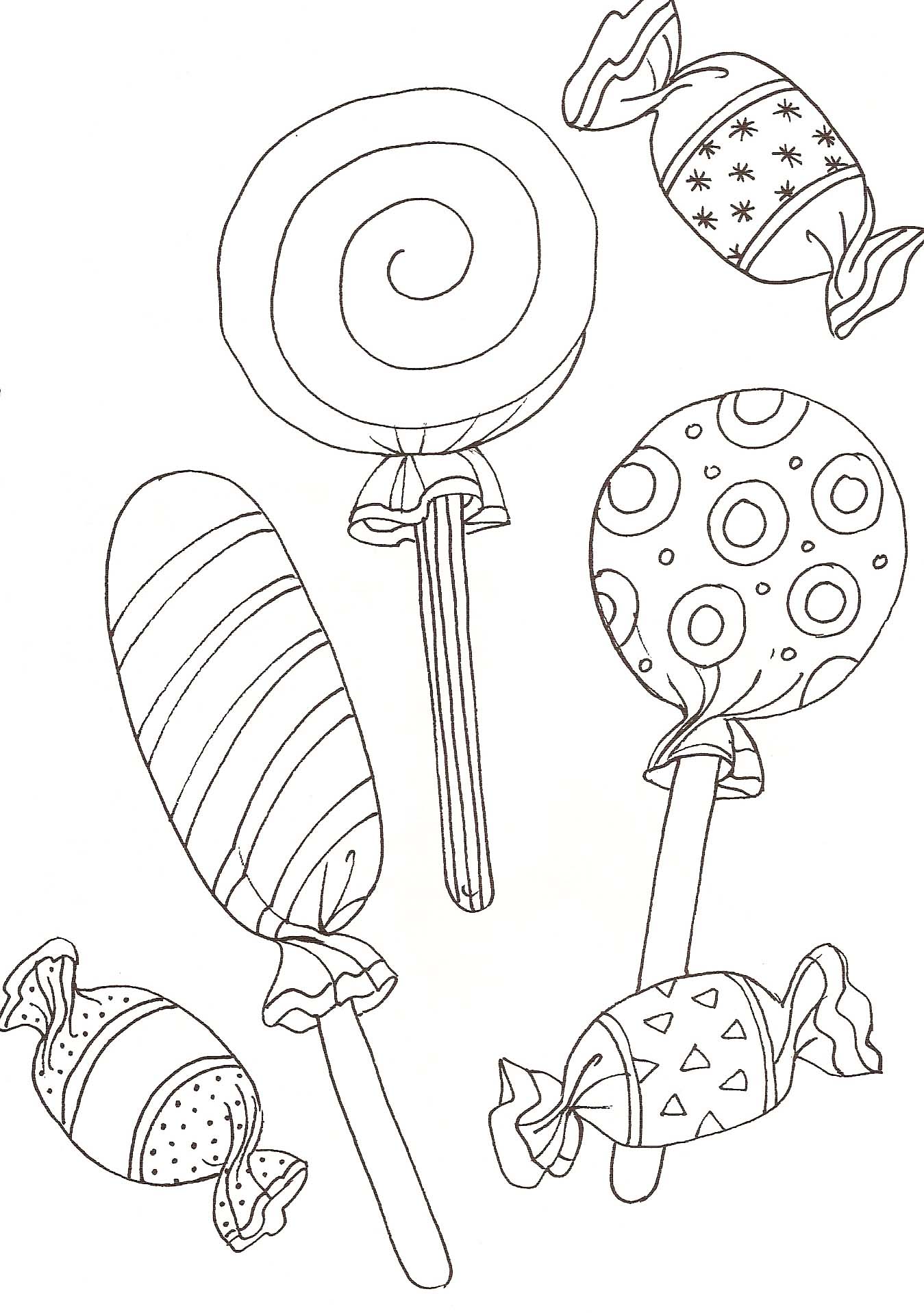 Get Candy Coloring Pages Food PNG