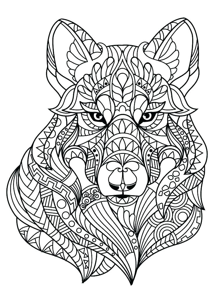 wolf coloring pages for adults  best coloring pages for kids