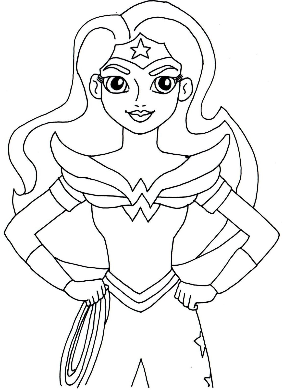 DC Superhero Girls Coloring Pages - Best Coloring Pages For Kids