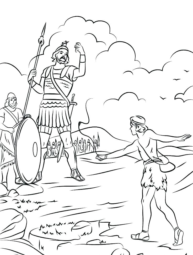Download David and Goliath Coloring Pages - Best Coloring Pages For ...