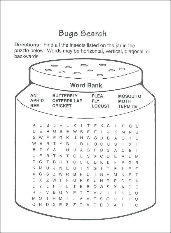 3rd Grade Word Search Printable