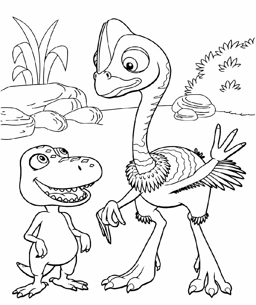 Buddy Dinosaur Train Coloring Pages Boringpop