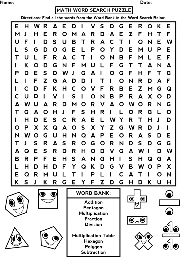 Third Grade Word Search Best Coloring Pages For Kids