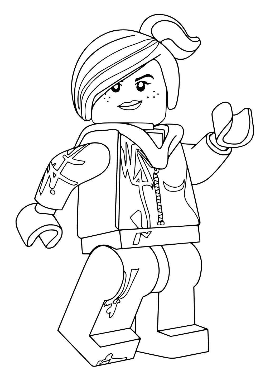 Wyldstyle Lego Movie Coloring Page