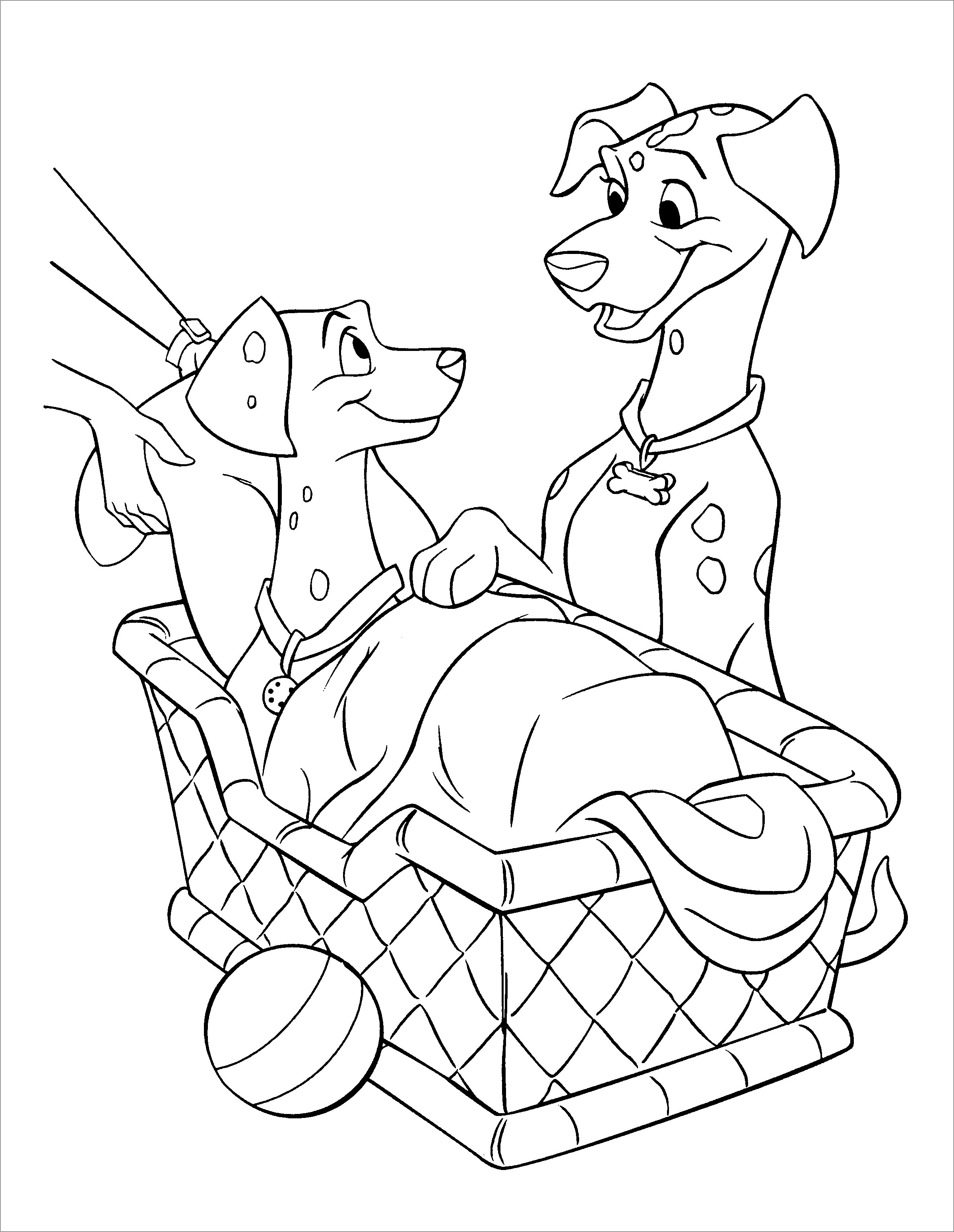 101 Dalmations Coloring Pages Best Coloring Pages For Kids