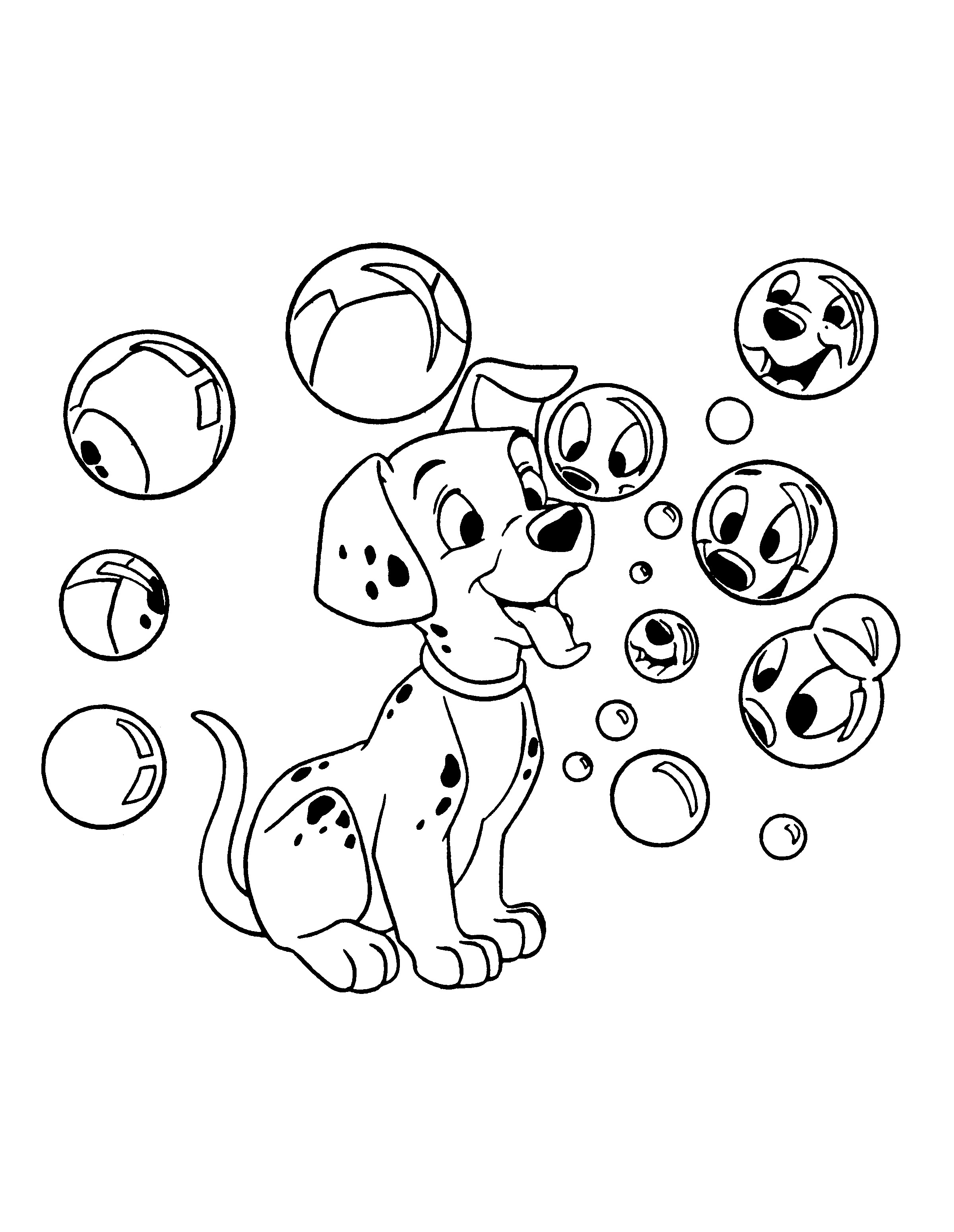 101 Dalmations Coloring Pages - Best Coloring Pages For Kids